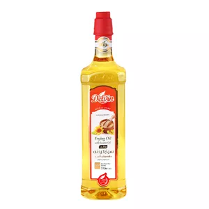 روغن سرخ کردنی بر پایه روغن کنجد دلوین - 1000 میلی لیتر