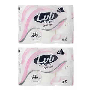 دستمال توالت پاپیا مدل 05 دو بسته 6 عددی