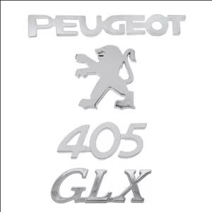 آرم صندوق عقب خودرو قطعه سازان کبیر مدل PUG-405GLXN-3010229 مناسب برای پژو 405 مجموعه 4 عددی