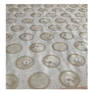 سفره 8 نفره مدل رویال طرح گیپور سایز 140×140 سانتی متر کد 05