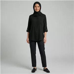 مانتو شومیزی زنانه مدل ابر و بادی