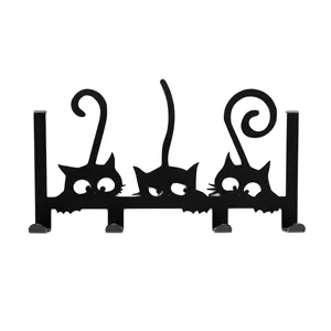 آویز لباس پشت دری فولدو طرح گربه مدل FO-DH03