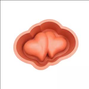 قالب دسر مدل سورنا پارت قلب درهم کد 3 بعدی