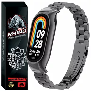 بند راینو مدل 3Bead-Mi8 مناسب برای مچ بند هوشمند شیائومی Mi Band 8