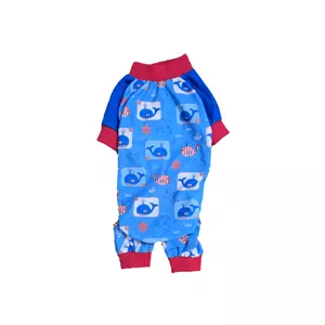 لباس سگ و گربه مدل سرهمی نهنگی سایز L