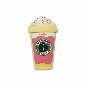 فلش مموری کینگ فست طرح فنجان قهوه مدل Starbucks Coffee Cup CF-11 ظرفیت 32 گیگابایت با رابط USB 3.0
