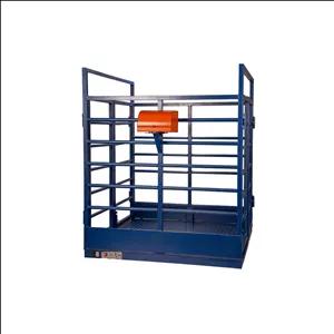 باسکول دیجیتال نیکو مدل توزین دام سایز بزرگ دارای قفس و چرخ با ظرفیت 3 تن