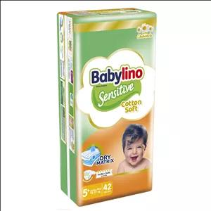 پوشک بچه ضد حساسیت بیبی لینو مدل Value Pack سایز  5 بسته 42 عددی