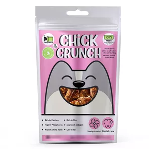 تشویقی سگ اسنپ اسنک مدل گردن مرغ طعم مرغ بسته 10 عددی