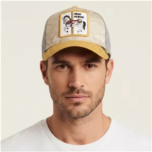 کلاه کپ گورین براز مدل پشت تور طرح HUGH HORSE کد 4300