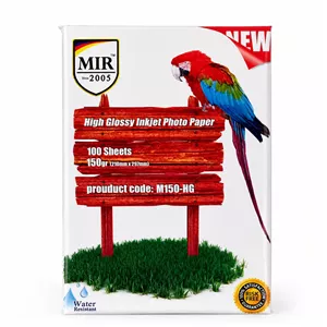 کاغذ فتوگلاسه براق میر مدل M150HG سایز A4 بسته 100 عددی
