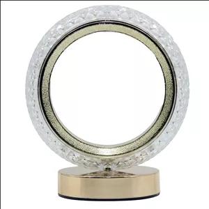  چراغ رومیزی مدل کریستال حلقه ای کد 404055