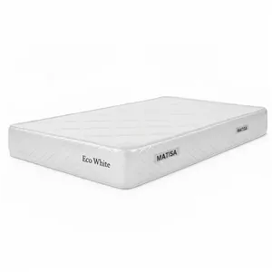 تشک طبی فنری ماتیسا مدل اکو وایت یک نفره سایز 200×90 سانتیمتر