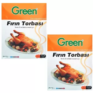کیسه پخت گرین مدل تنورک پخت دو بسته 8 عددی