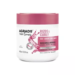 ماسک مو آگرادو مدل Rizos مناسب برای مو فر حجم 400 میلی لیتر