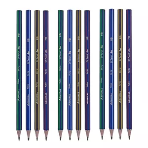 مداد مشکی آدمیرال با درجه سختی HB مدل شاد بسته 12 عددی 