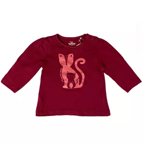 تی شرت آستین بلند دخترانه توپومینی مدل 3727