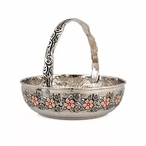 شکلات خوری قلمزنی مسی مدل الماس تراش کد 1881 