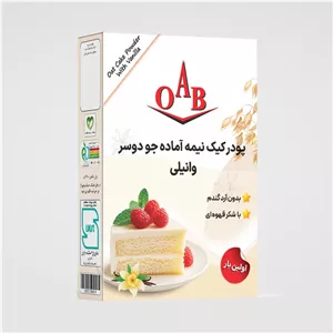 پودر کیک نیمه آماده جودوسر وانیلی اُ آ ب - 400 گرم