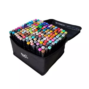 ماژیک راندو تاچ پارکر مدل دوسر بسته 168 عددی بهمراه استند