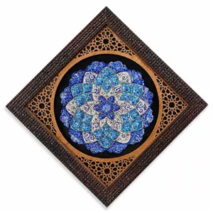 تابلو میناکاری مسی مدل مشبک کد 20 