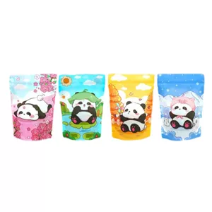 پاکت زیپ دار مدل Happy Panda بسته 4 عددی