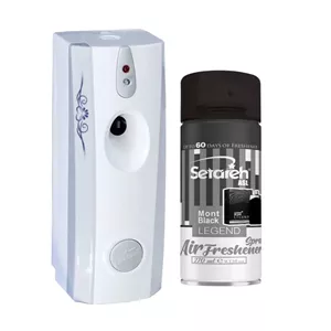 دستگاه خوشبوکننده هوا اسپادانا مدل رویال s20 به همراه اسپری خوشبوکننده رایحه Montblack حجم 270 میلی لیتر