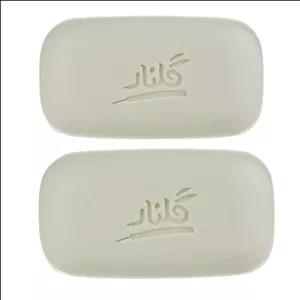 صابون شستشو صورت و بدن گلنار مدل f001 مناسب برای انواع پوست وزن 100 گرم بسته 2 عددی