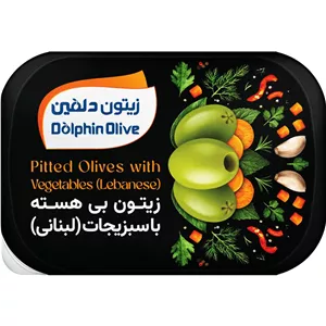 زیتون پرورده زیتون دلفین - 250 گرم