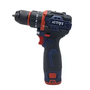 دریل چکشی شارژی براشلس 10میلی متری 16.8 ولت تک باتری اکتیو مدل AC_7816CH