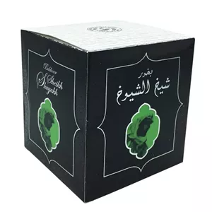 عود بخور ارض الزعفران للتجاره مدل بخوراماراتی شیخ الشیوخ رایحه چوب صندل، کشمیر، کندر، رز بسته 10 عددی