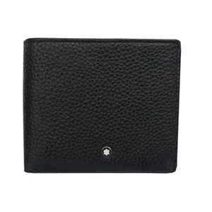 کیف پول مون بلان مدل افقی چرم طبیعی کد 458