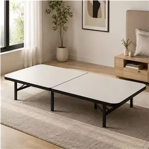تخت‌خواب فلز یک نفره آتیلا مدل تاشو فیبردار سایز 75 * 195 سانتی‌متر