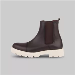 نیم بوت مردانه چرم مشهد مدل J6204-088
