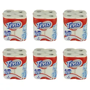 دستمال حوله ای تنو مدل رولی مجموعه 6 عددی