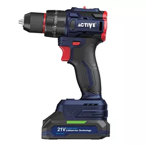 دریل پیچ گوشتی چکشی شارژی براشلس 21 ولت اکتیو مدل AC-3217BL