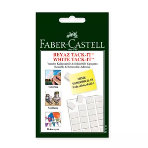 چسب خمیری فابر کاستل مدل Tack-it Beyaz بسته 90 عددی