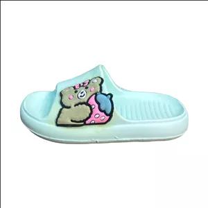 دمپایی دخترانه زیتون مدل ملودی کد Gr-03