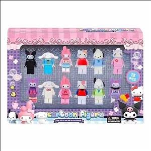 اکشن فیگور مدل کرومی و مای ملودی طرح کیتی مجموعه 12 عددی