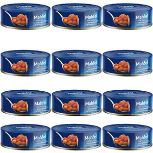 کنسرو لوبیا چیتی در سس گوجه فرنگی محفل - 230 گرم بسته 12عددی