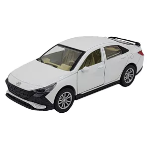 ماشین بازی ناب سل مدل فلزی درب بازشو هیوندای النترا طرح cream trim