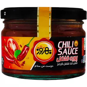 سس تند فلفل قرمز بهروز - 225 گرم