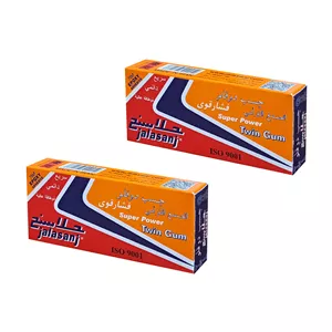 چسب دوقلو طوسی جلاسنج مدل SUPER-POWER1 وزن 18 گرم بسته 2 عددی
