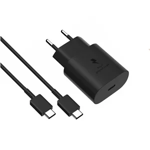 شارژر دیواری 25 وات سوموس تل مدل SAM A36 FAST Q03 به همراه کابل تبدیل USB-C