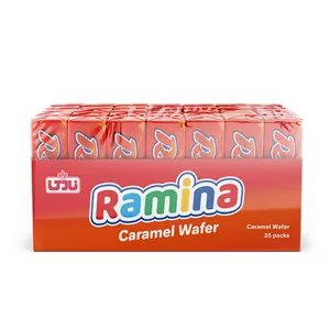 ویفر رامینا کاراملی نادی - 15 گرم بسته 35 عددی
