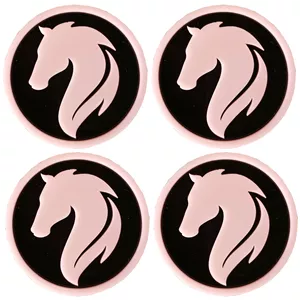 درپوش رینگ خودرو مدل HORSE W-COL PLUS مناسب برای سمند بسته 4 عددی