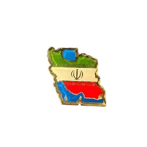سنجاق سینه زنانه طرح خاک و دریا ایران