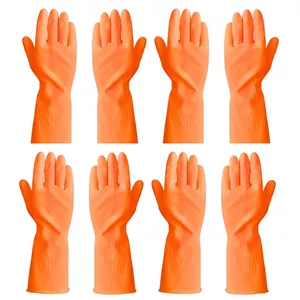 دستکش نظافت رز مریم مدل R-L مجموعه 4 عددی