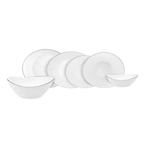 سرویس غذاخوری اوپال 26 پارچه 6 نفره کاراجا مدل Pure Opal