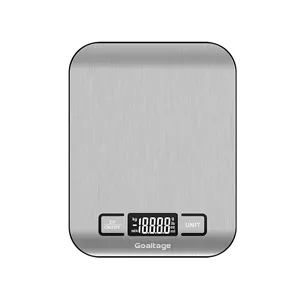 ترازو آشپزخانه دیجیتال گلتیج مدل GT-SCL01-KC حداکثر ظرفیت قابل اندازه‌گیری ۵۰۰۰ گرم کیلوگرم با دقت اندازه‌گیری 1 گرم گرم